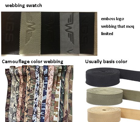 webbing color swatch webbing color swatch