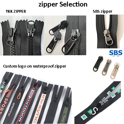 zipper selection zipper selection